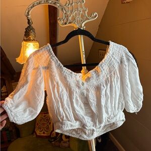 We The Free 3/4 Sleeve Blouse. Women's Size Small.